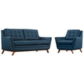 Beguile Upholstered Fabric Living Room Set Set of 2 by Modway