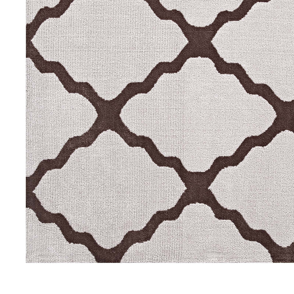 Marja Moroccan Trellis 5x8 Area Rug by Modway