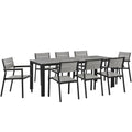 Maine 9 Piece Outdoor Patio Dining Set by Modway