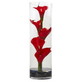 20" Calla Lily in Cylinder Glass