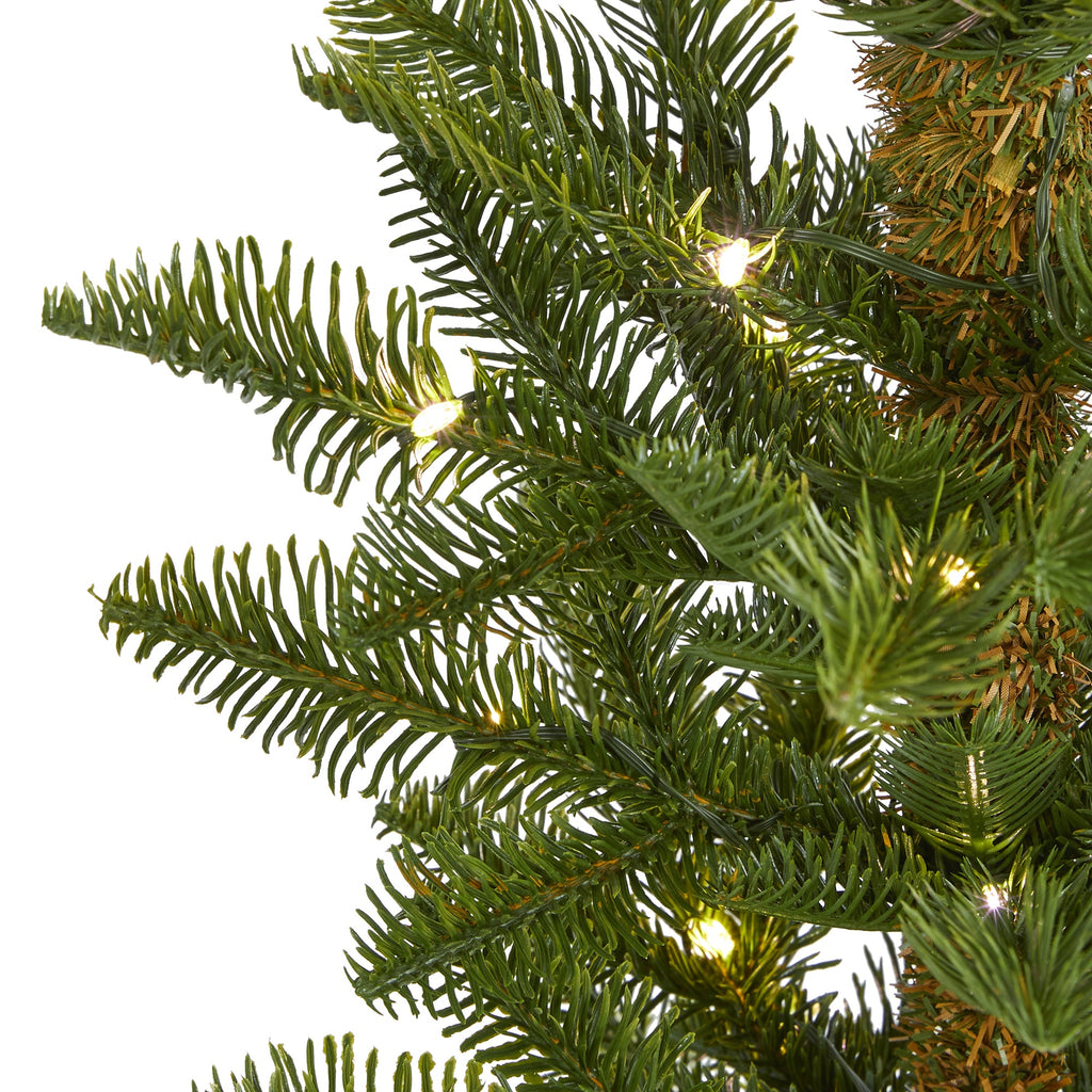 4' Alaskan Alpine Artificial Christmas Tree with 50 Clear Microdot