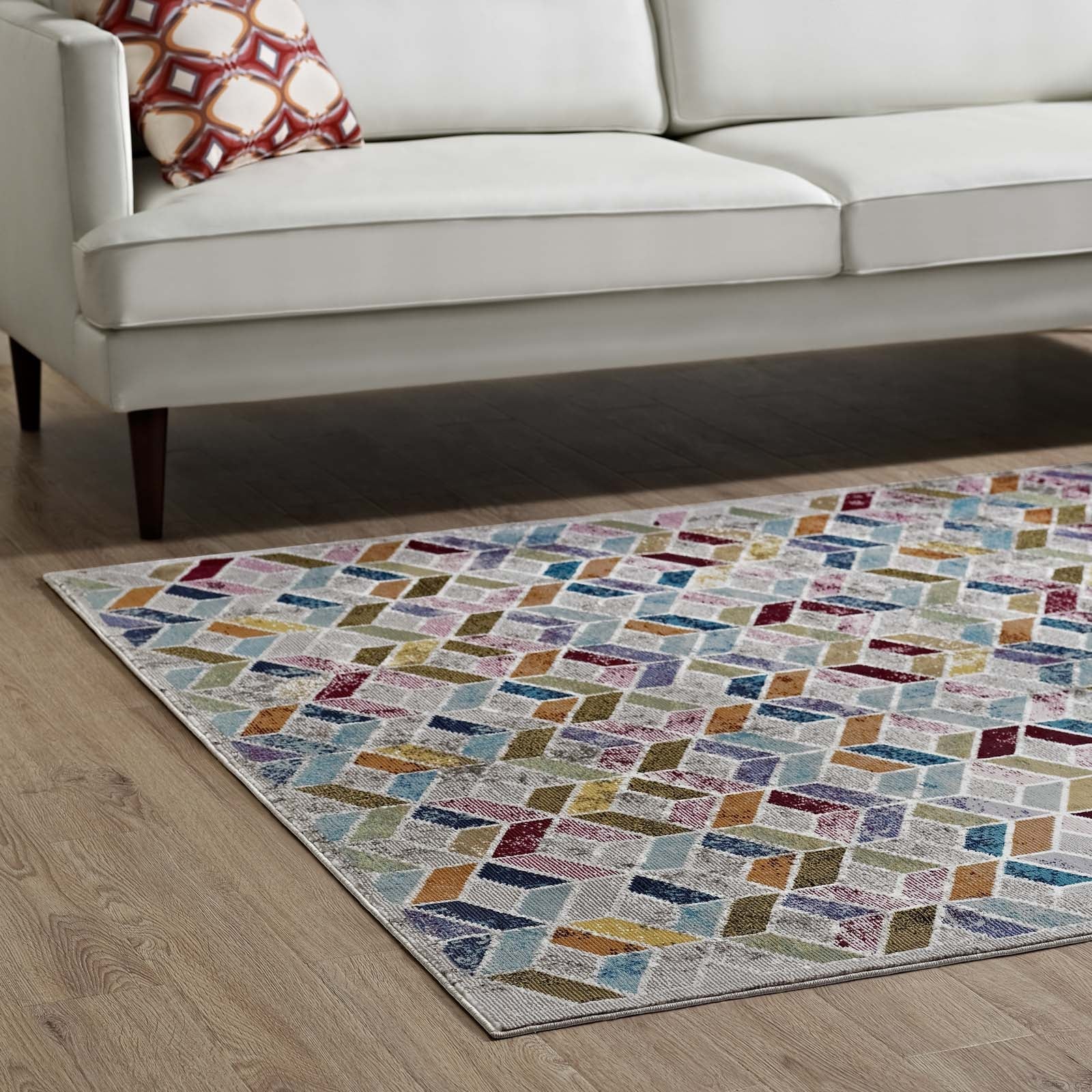Laleh Geometric Mosaic 4x6 Area Rug by Modway
