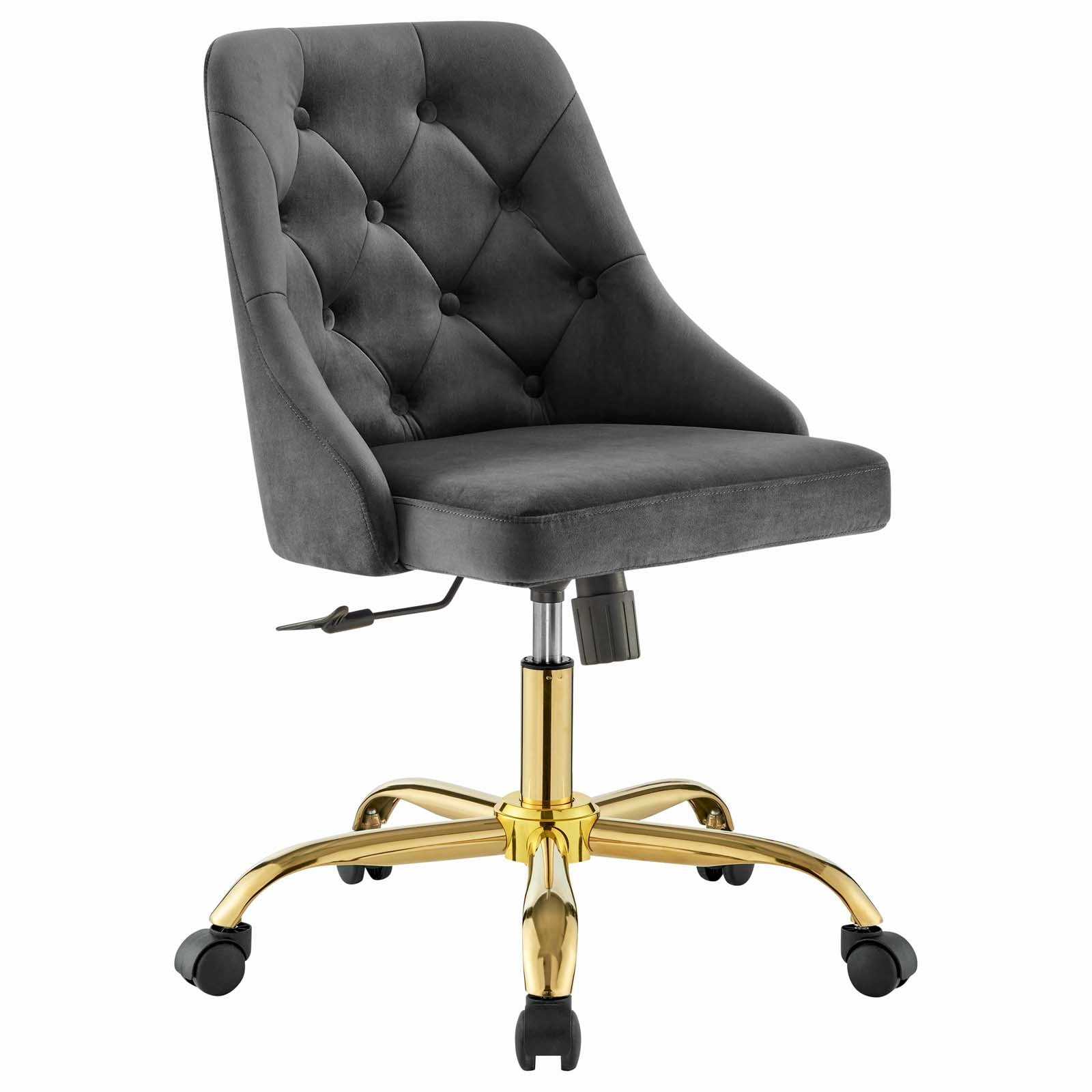 Distinct Tufted Swivel Performance Velvet Office Chair by Modway