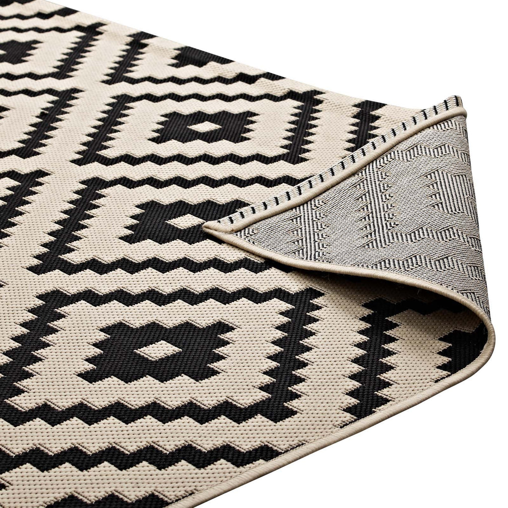 Perplex Geometric Diamond Trellis Indoor and Outdoor 5x8 Area Rug by Modway