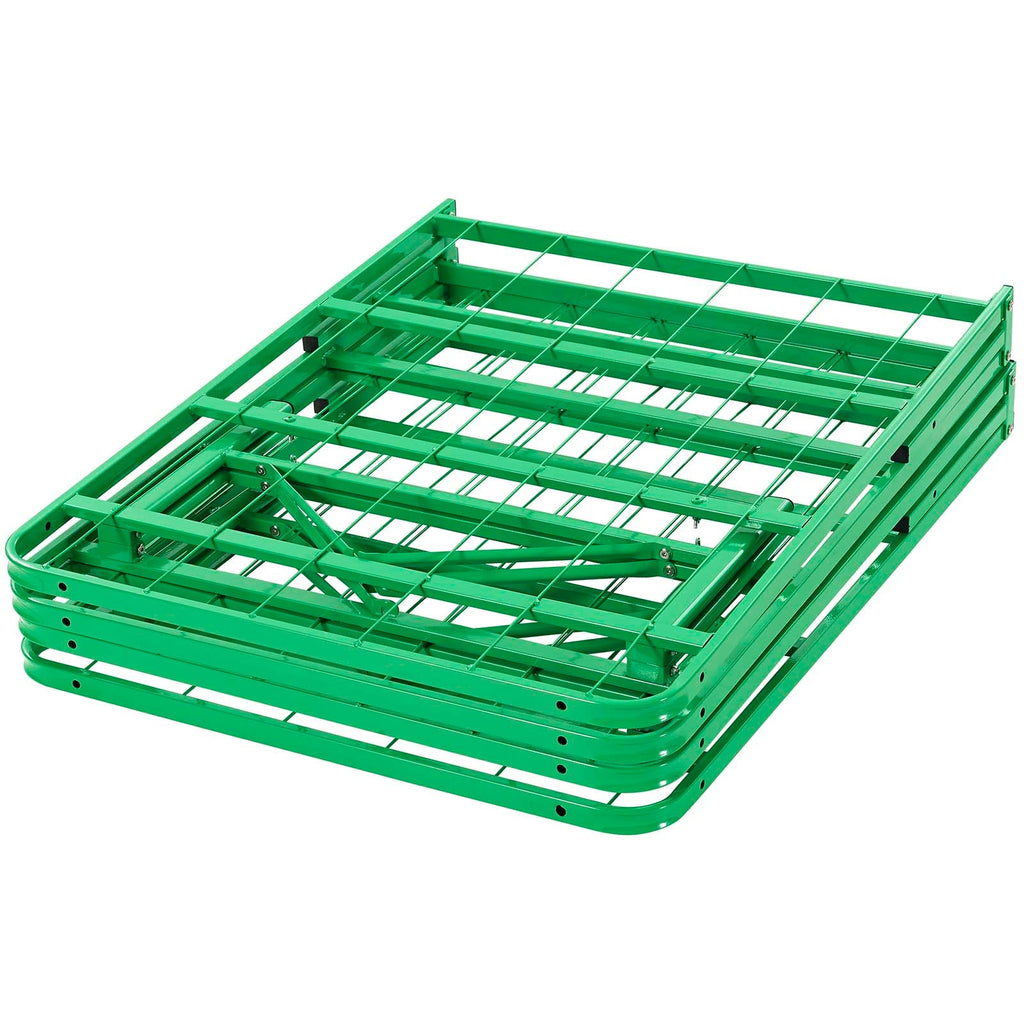 Horizon Stainless Steel Queen Bed Frame by Modway