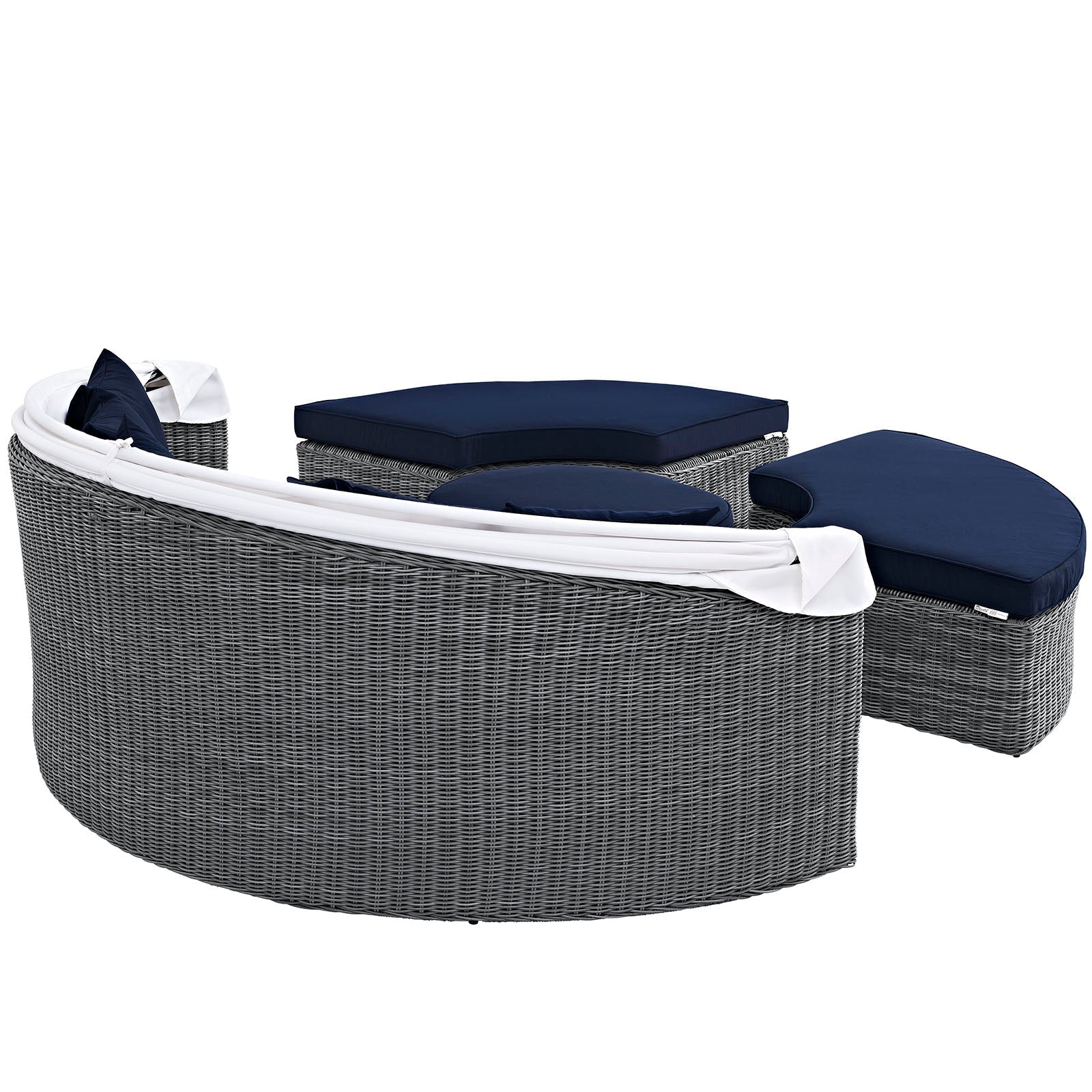 Summon Canopy Outdoor Patio Sunbrella¨ Daybed by Modway