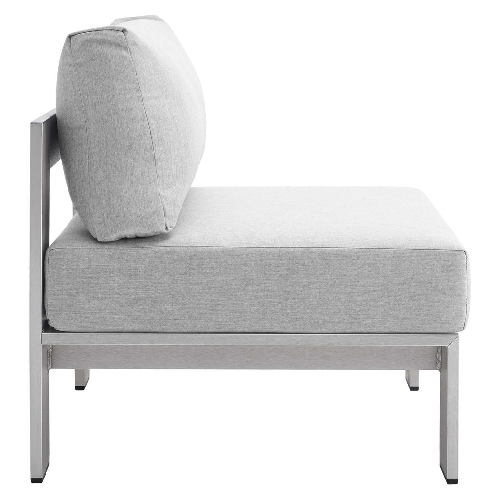 Shore Sunbrella¨ Fabric Aluminum Outdoor Patio Armless Chair by Modway