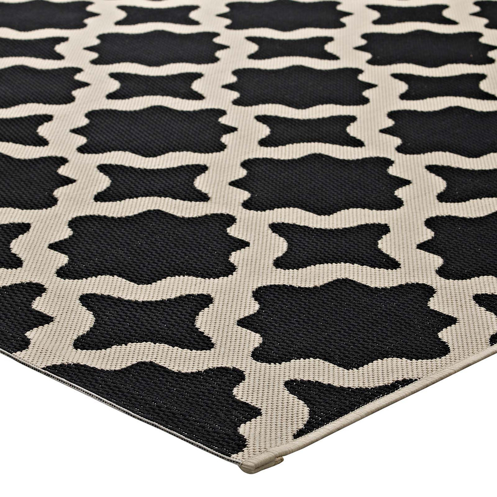 Cerelia Moroccan Trellis Indoor and Outdoor 8x10 Area Rug by Modway