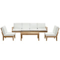 Marina 7 Piece Outdoor Patio Teak Set by Modway