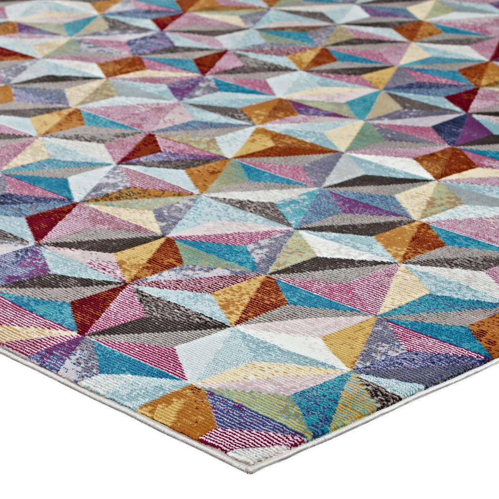 Arisa Geometric Hexagon Mosaic 4x6 Area Rug by Modway