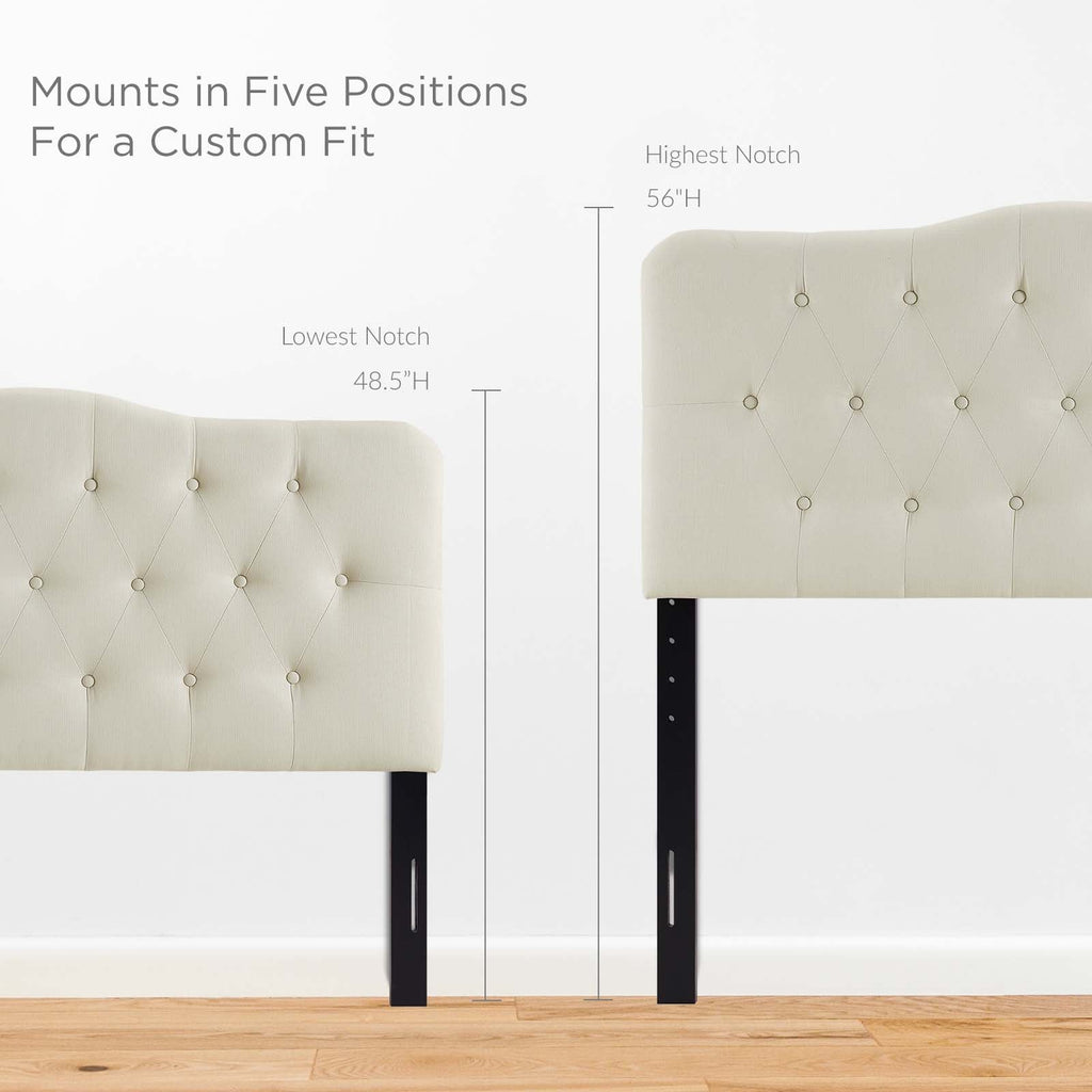 Annabel Upholstered Fabric King Headboard by Modway