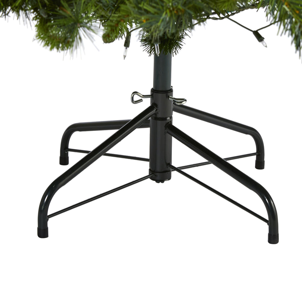 7' Wyoming Mixed Pine Artificial Christmas Tree with 550 Clear Lights
