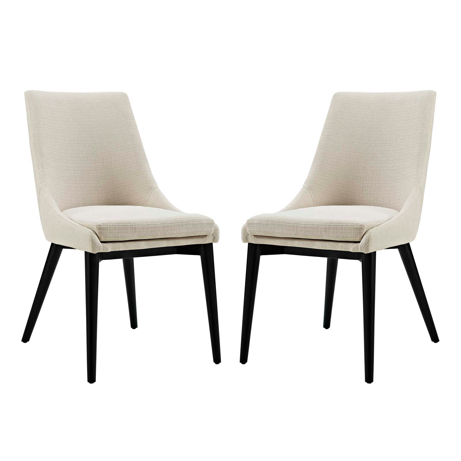 Viscount Fabric Dining Side Chair Set of 2 by Modway