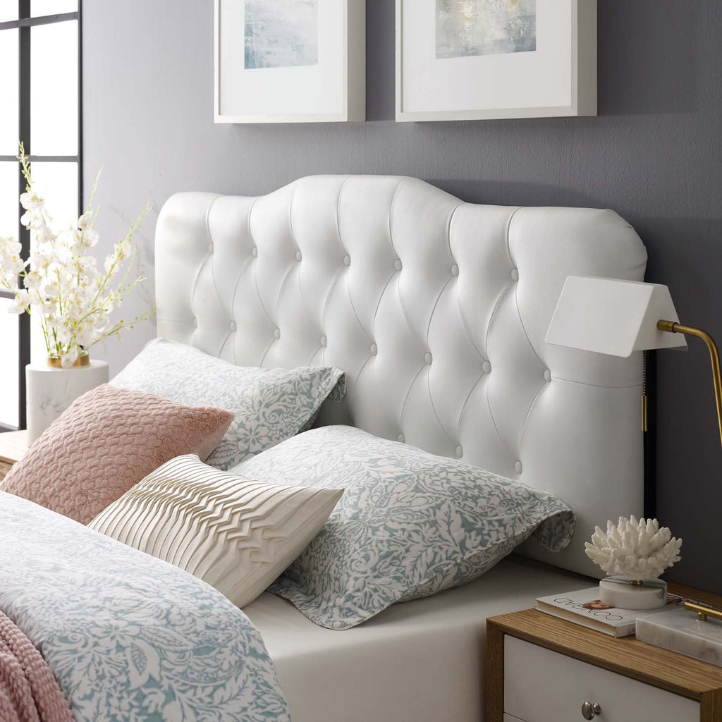 Annabel Upholstered Vinyl King Headboard by Modway