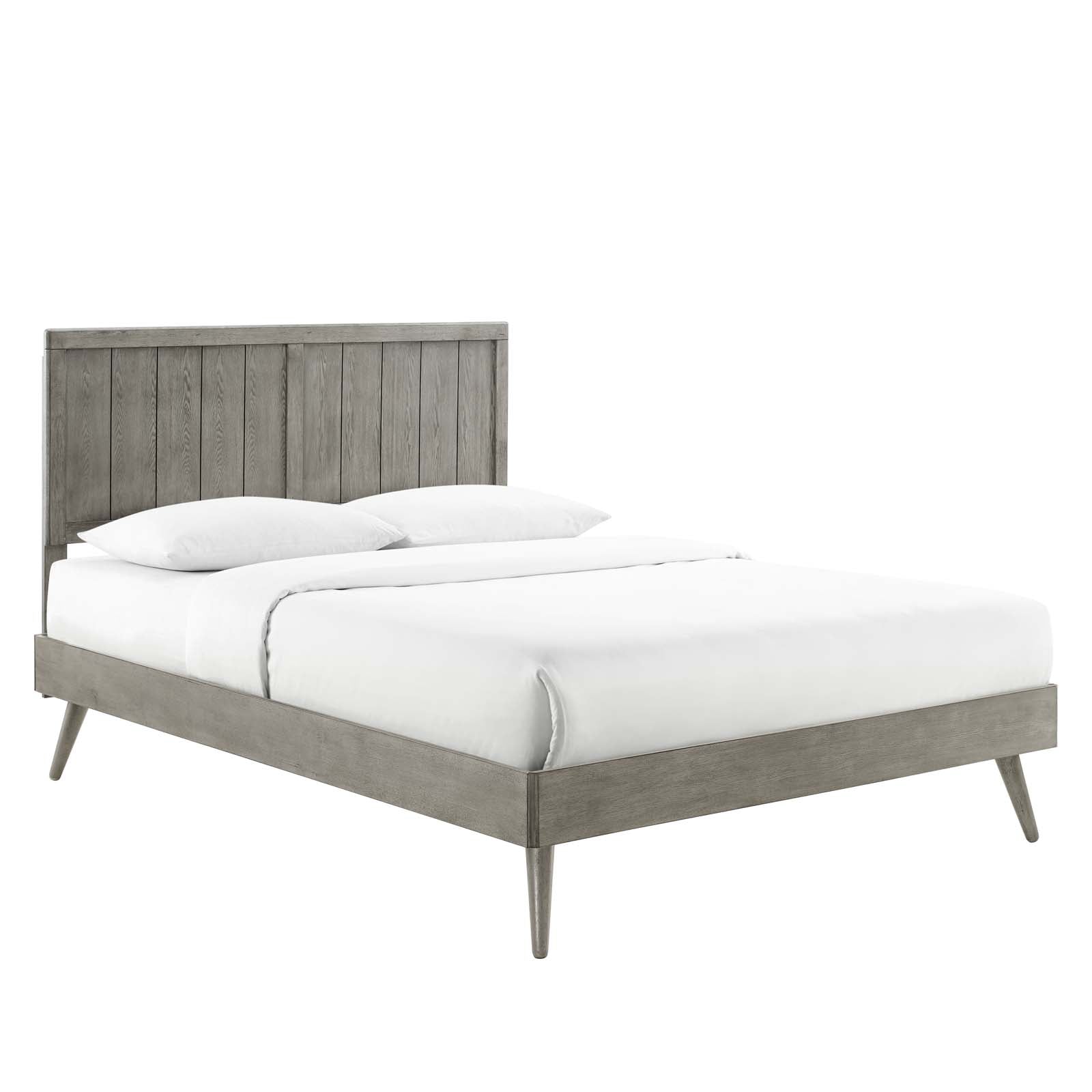 Alana Wood Twin Platform Bed With Splayed Legs by Modway