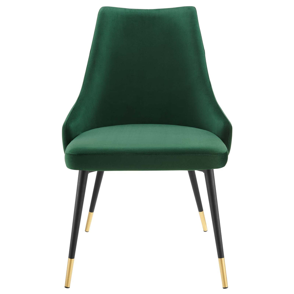 Adorn Performance Velvet Dining Side Chair Set of 2 by Modway