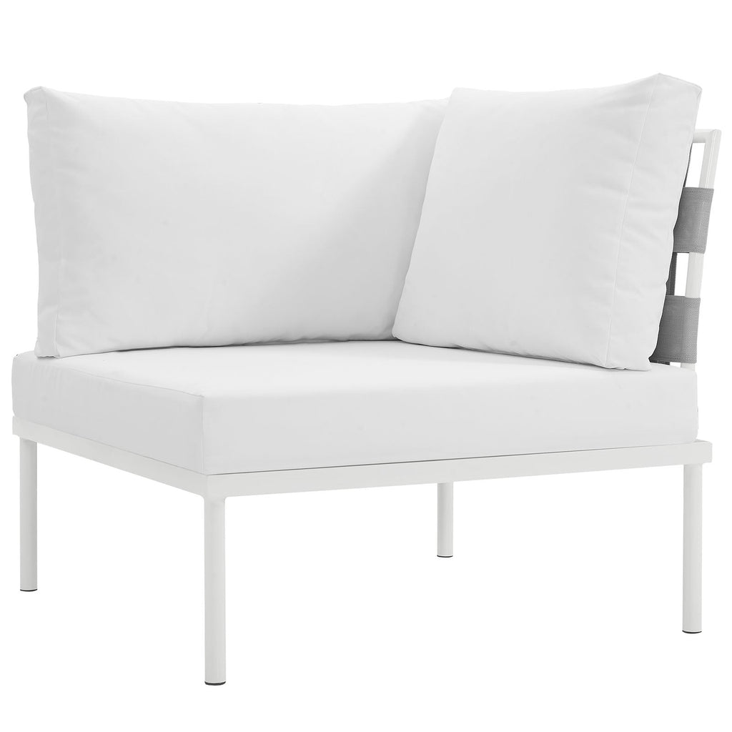 Harmony Outdoor Patio Aluminum Corner Sofa by Modway