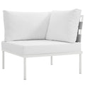 Harmony Outdoor Patio Aluminum Corner Sofa by Modway