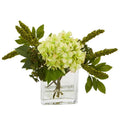 Hydrangea Artificial Arrangement in Vase (Set of 2)