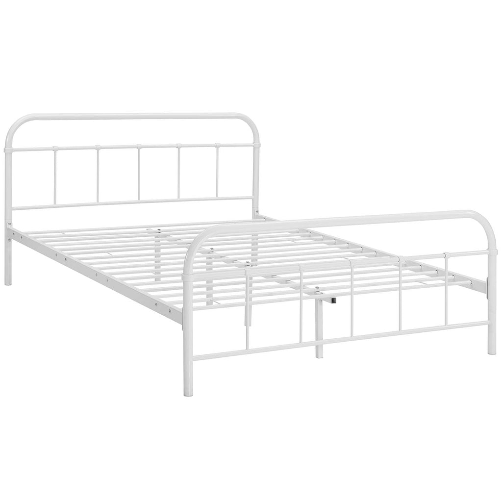 Maisie Stainless Steel Queen Bed Frame by Modway