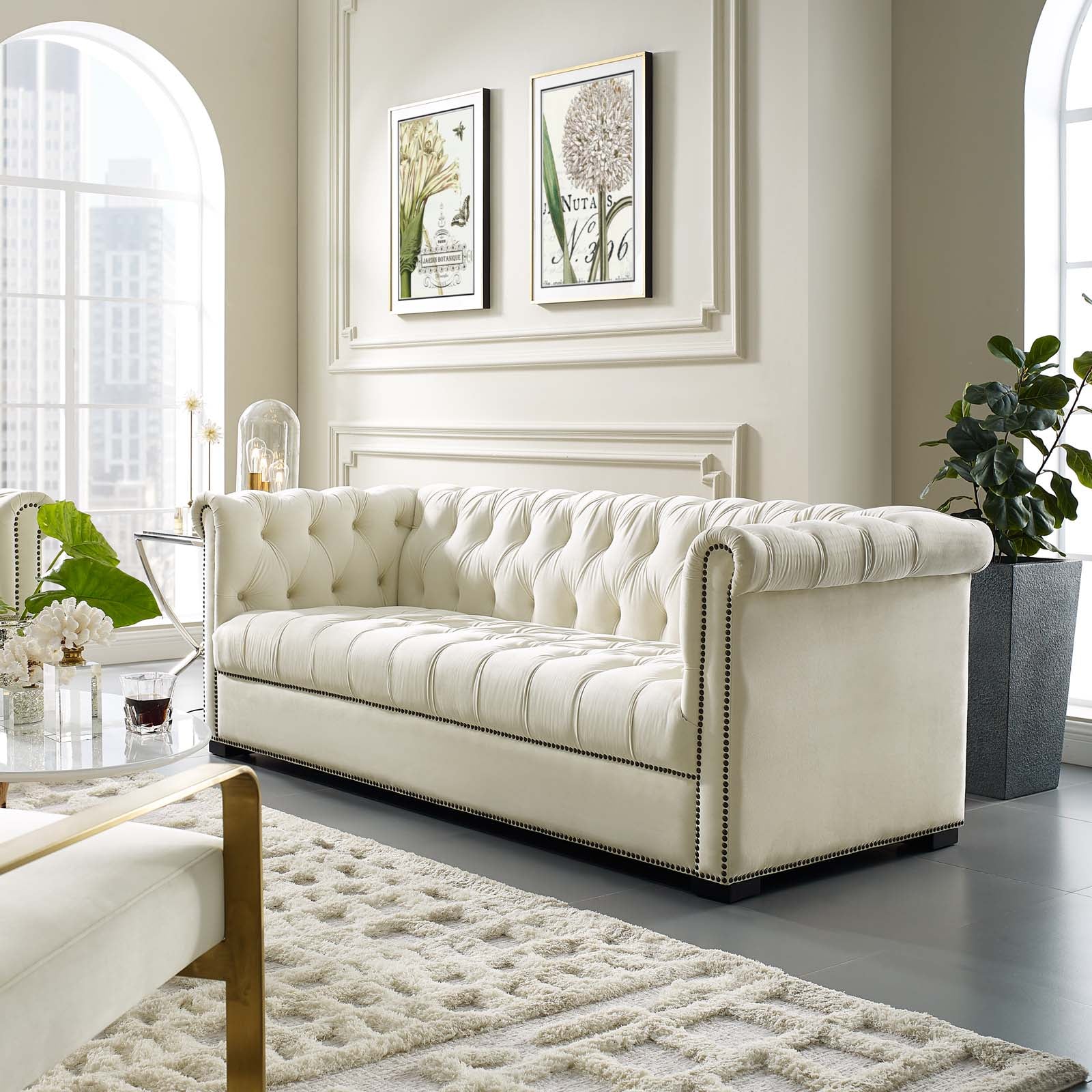 Heritage Performance Velvet Sofa by Modway