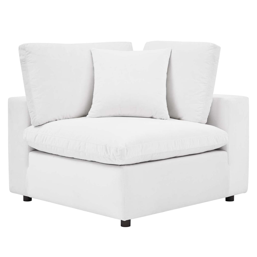 Commix 5-Piece Down Filled Overstuffed Performance Velvet Sectional Sofa by Modway