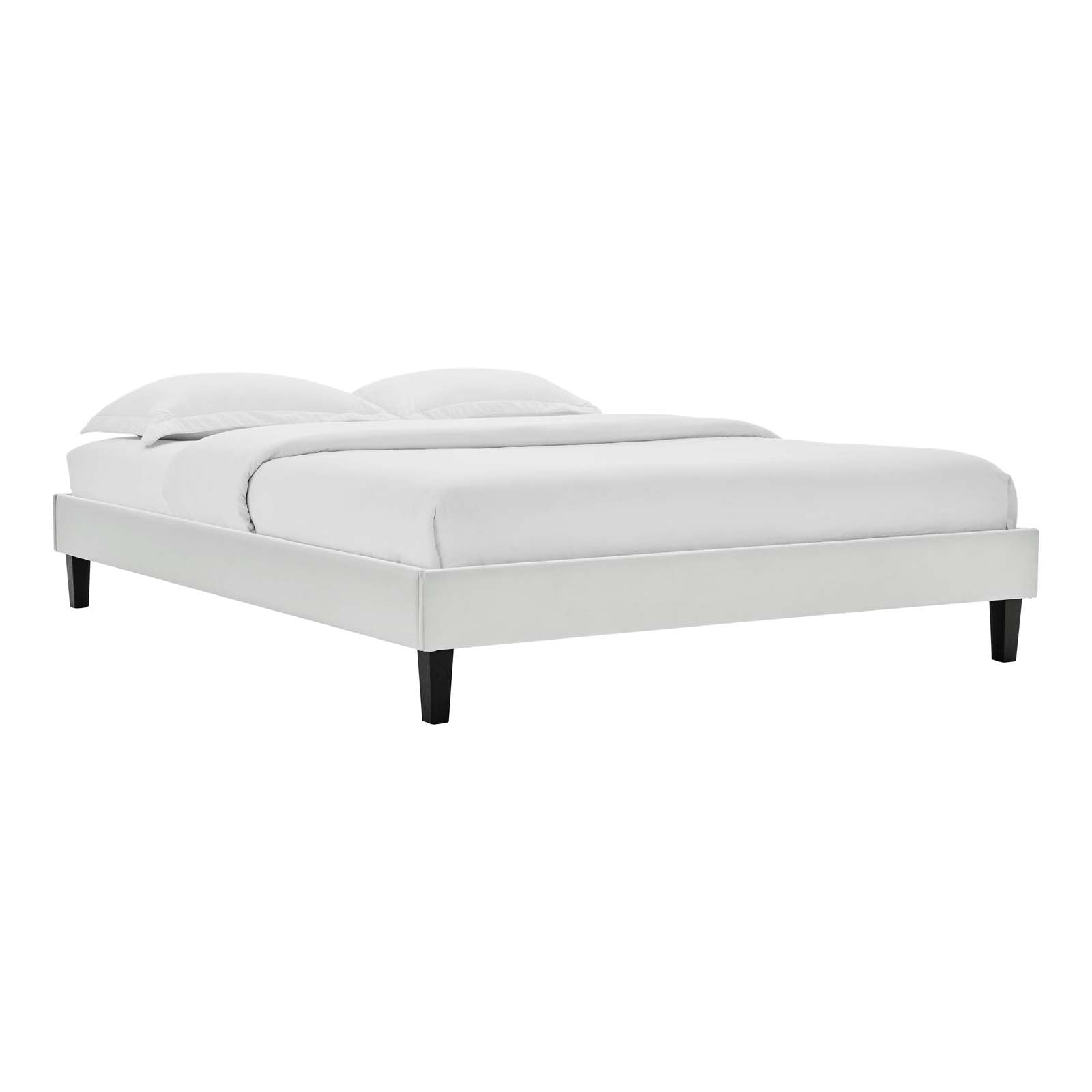 Reign Performance Velvet Full Platform Bed Frame by Modway