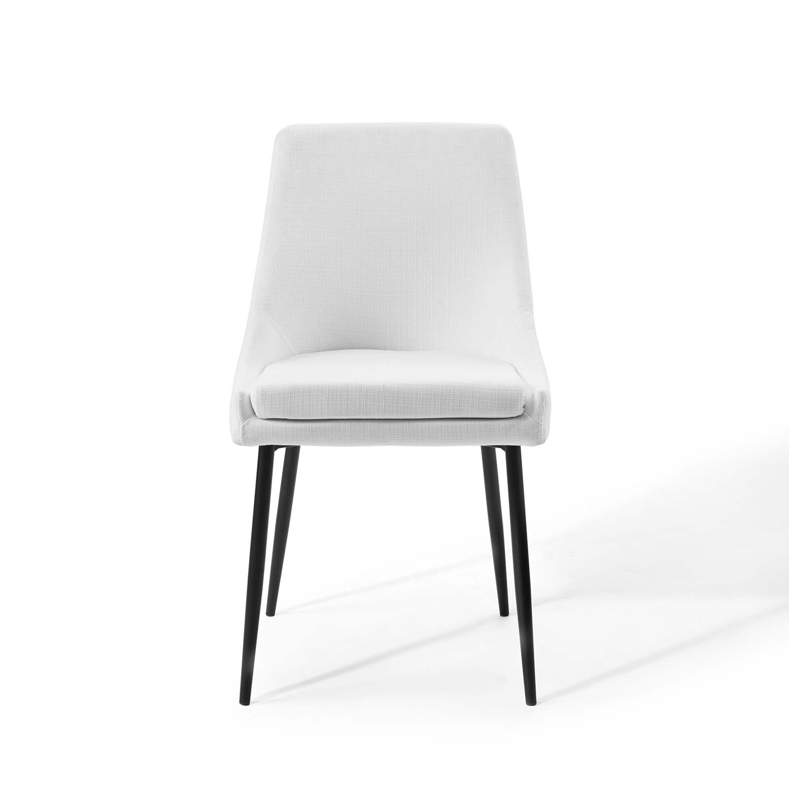 Viscount Upholstered Fabric Dining Chairs Set of 2 by Modway