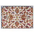 Entourage Azami Distressed Vintage Floral Lattice 8x10 Area Rug by Modway
