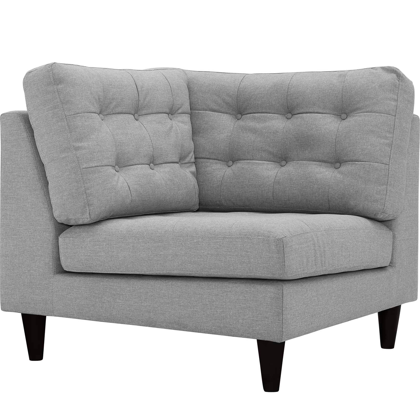 Empress Upholstered Fabric Corner Sofa by Modway