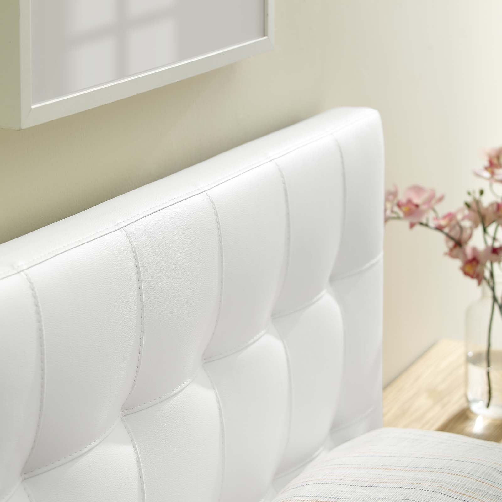Lily Upholstered Vinyl Twin Headboard by Modway