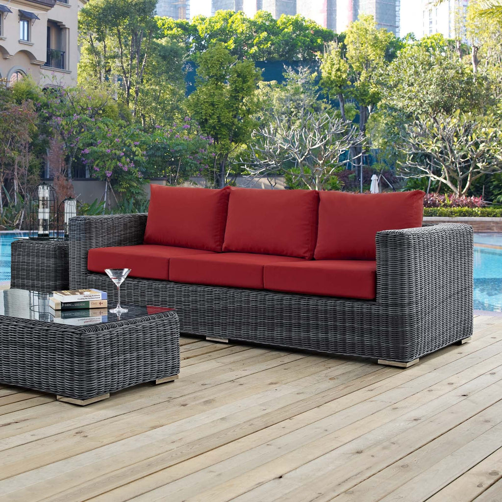 Summon Outdoor Patio Sunbrella¨ Sofa by Modway