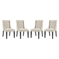 Baronet Fabric Dining Chair Set of 4 by Modway