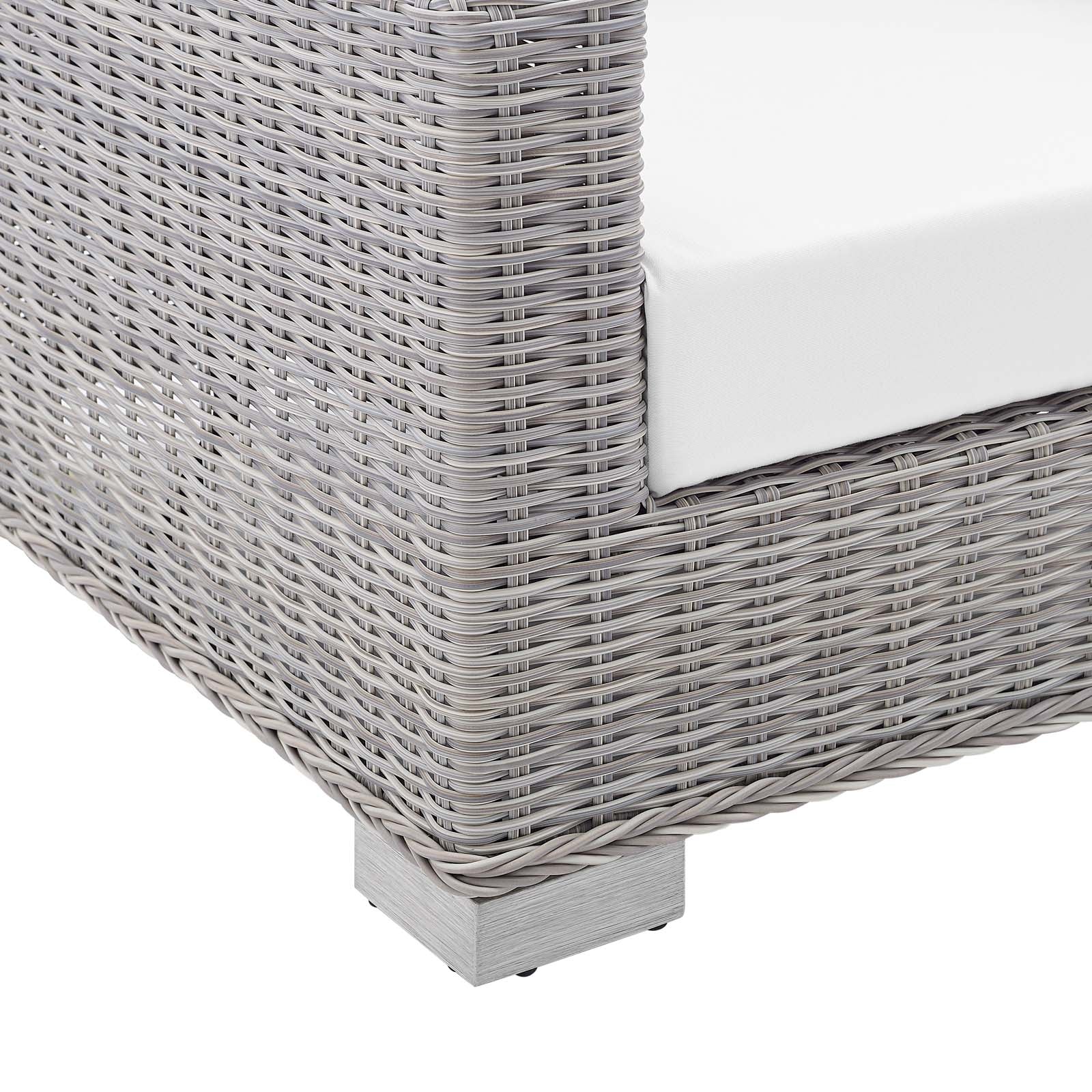 Conway Sunbrella¨ Outdoor Patio Wicker Rattan Loveseat by Modway