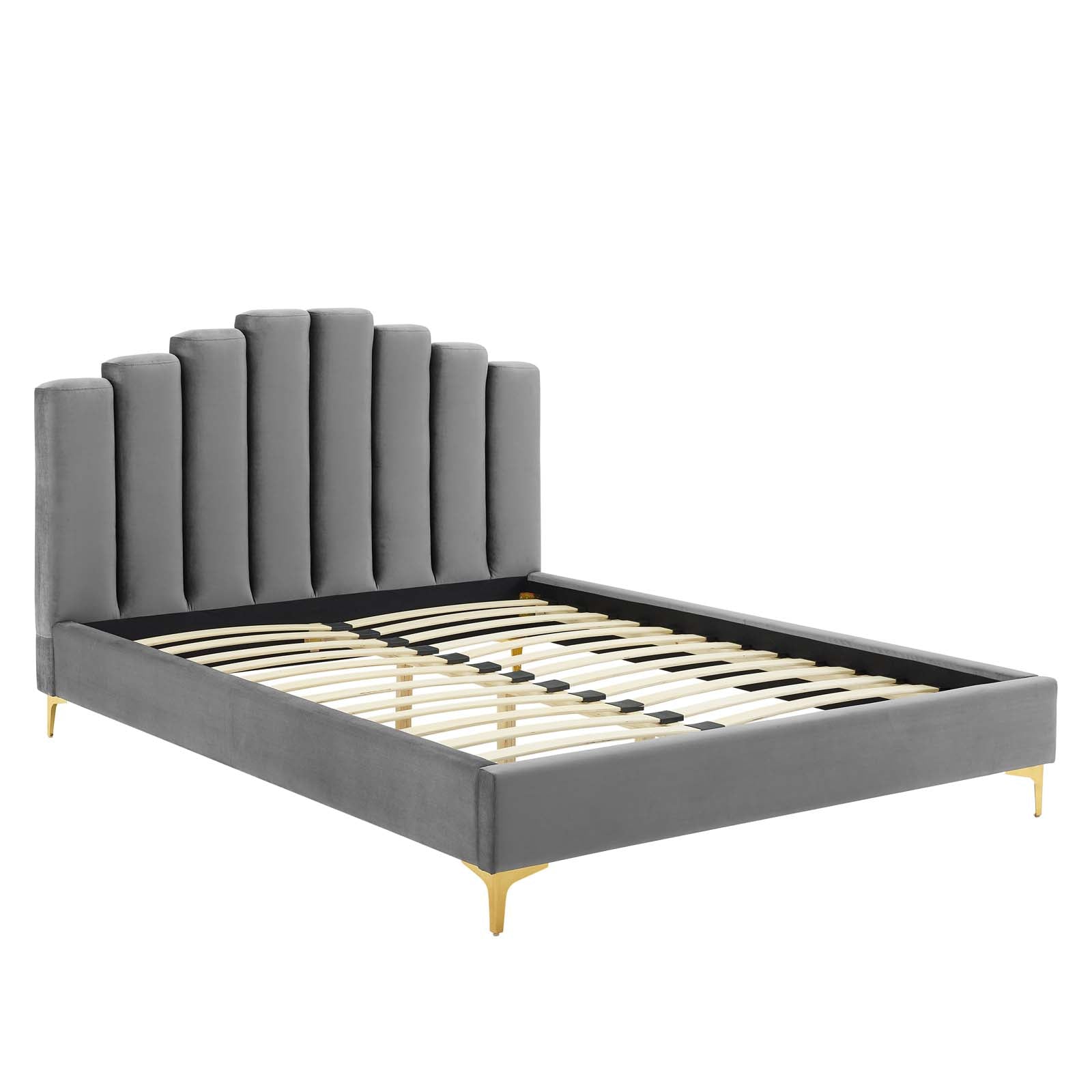 Olivia Performance Velvet Queen Platform Bed by Modway