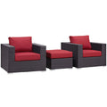 Convene 3 Piece Outdoor Patio Sofa Set by Modway