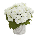Begonia Artificial Arrangement in Vase