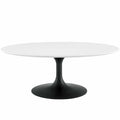Lippa 42" Oval Wood Coffee Table by Modway