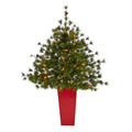 44' Colorado Mountain Pine Artificial Christmas Tree w/ 50 Clear Lights