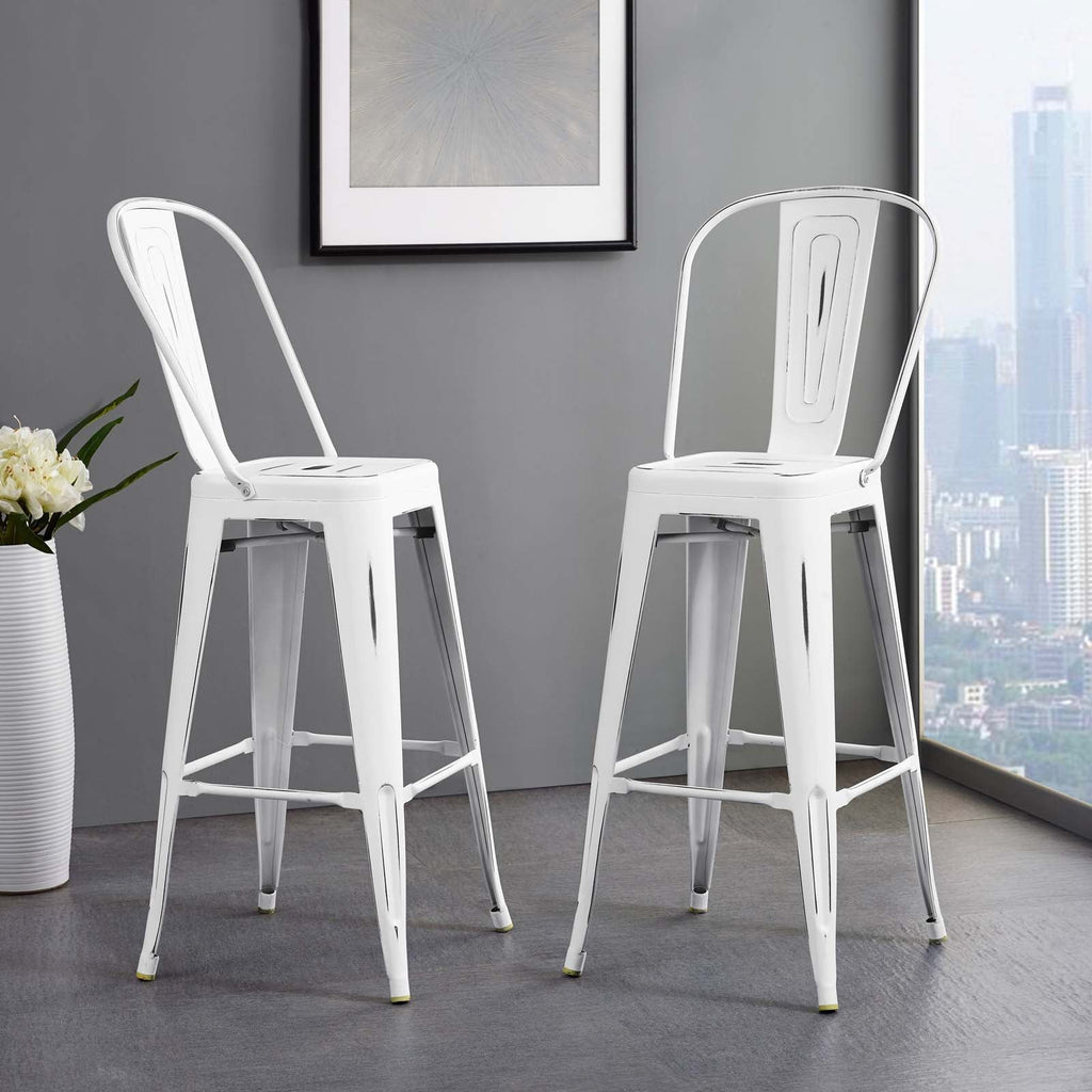 Promenade Metal Bar Side Stool by Modway