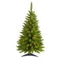 3' Providence Pine Artificial Christmas Tree in Metal Planter