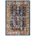 Entourage Jessa Distressed Vintage Floral Lattice 5x8 Area Rug by Modway