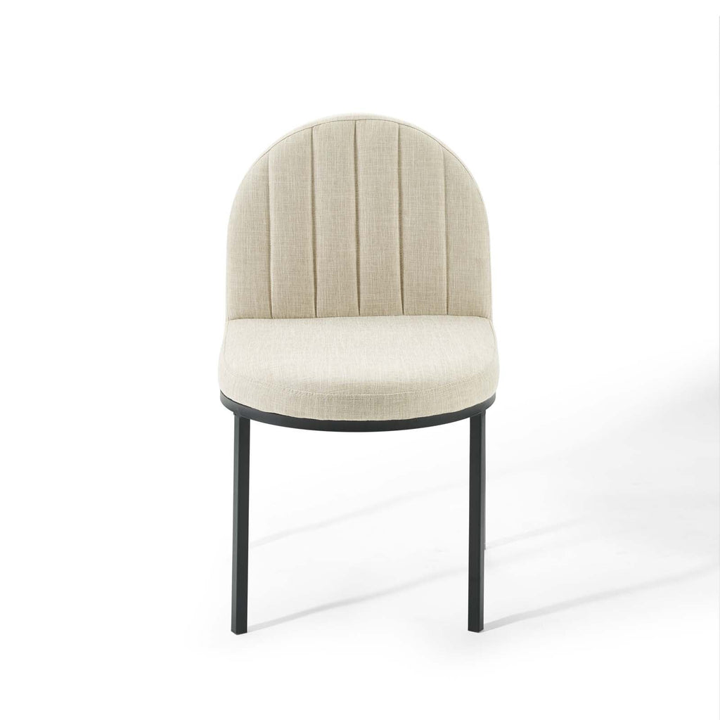 Isla Channel Tufted Upholstered Fabric Dining Side Chair by Modway
