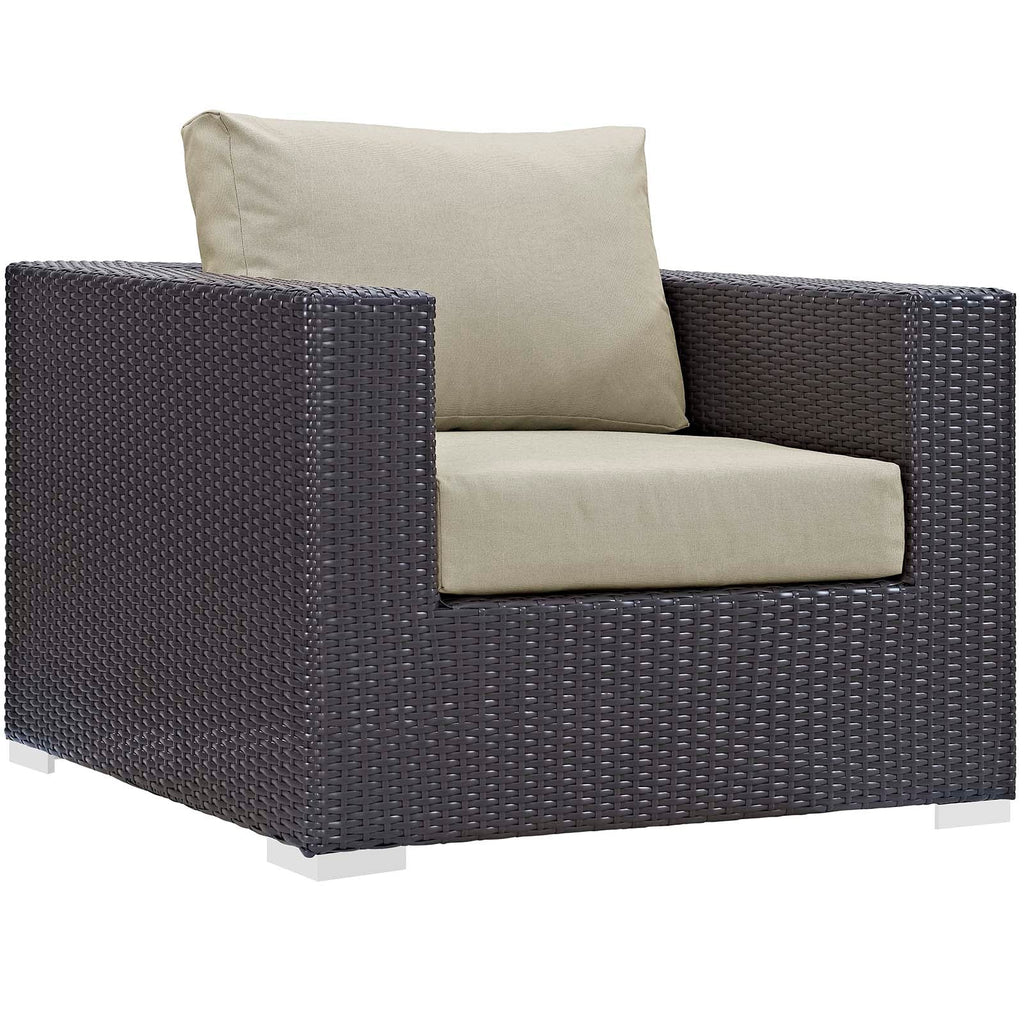 Convene 3 Piece Set Outdoor Patio with Fire Pit by Modway