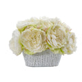 Peony Artificial Arrangement in Decorative Vase