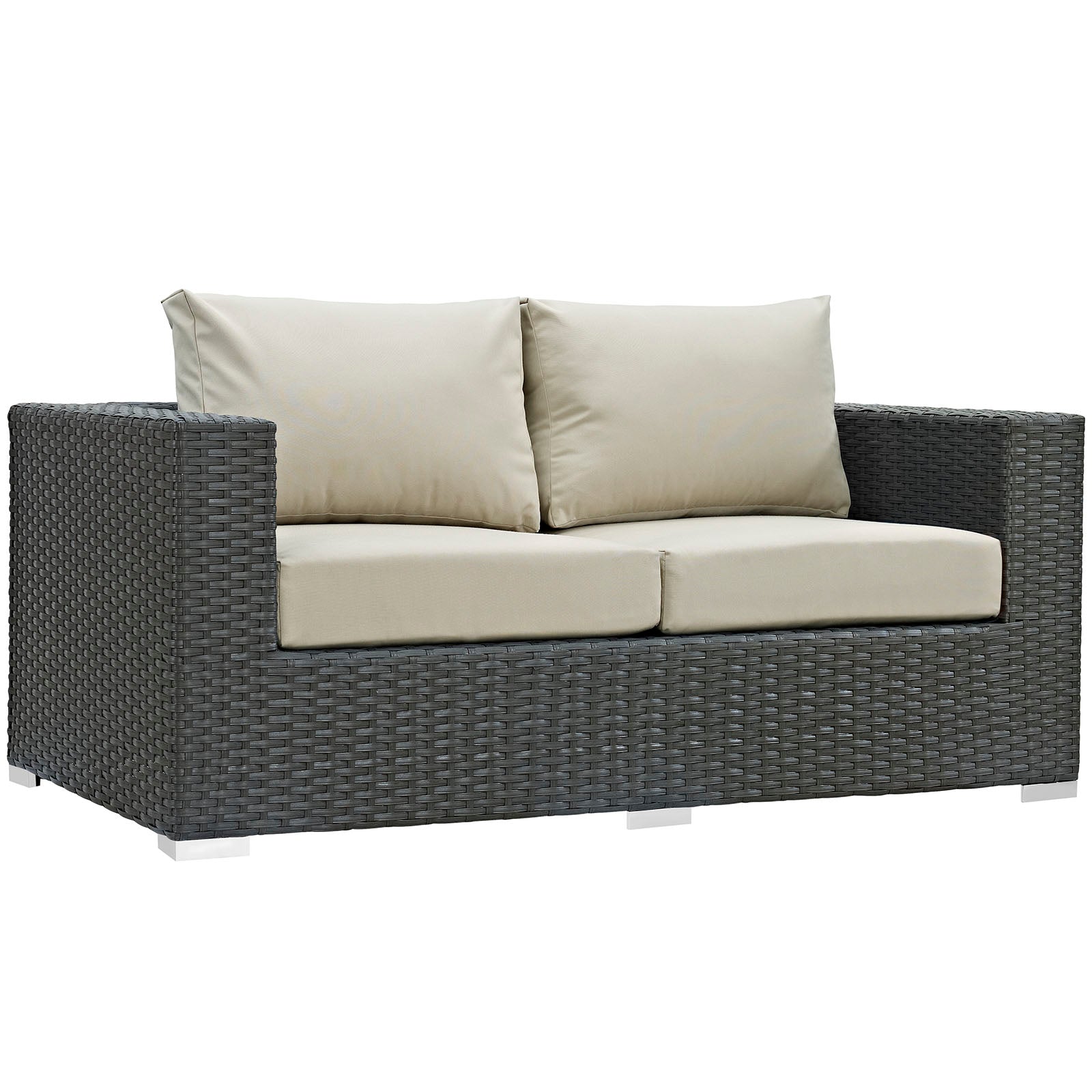 Sojourn 5 Piece Outdoor Patio Sunbrella¨ Sectional Set by Modway