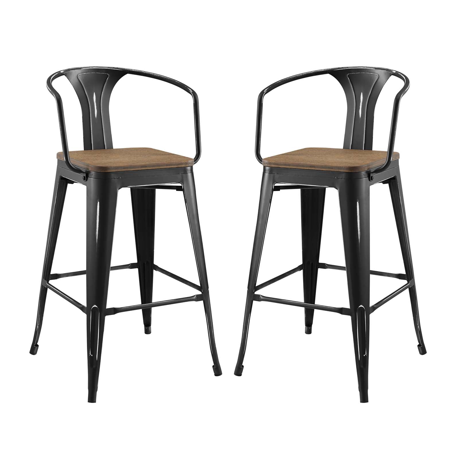 Promenade Bar Stool Set of 2 by Modway