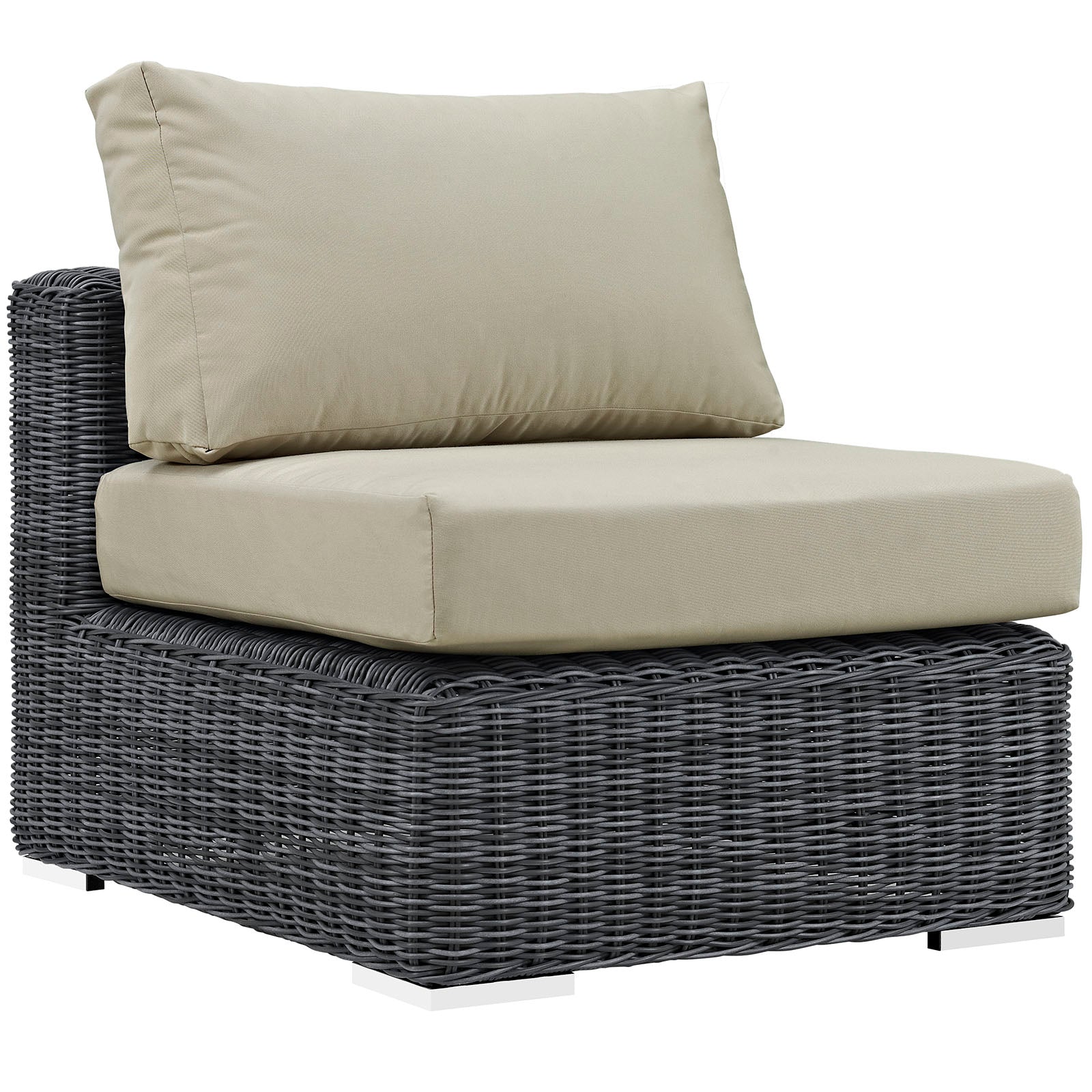 Summon 5 Piece Outdoor Patio Sunbrella¨ Sectional Set by Modway