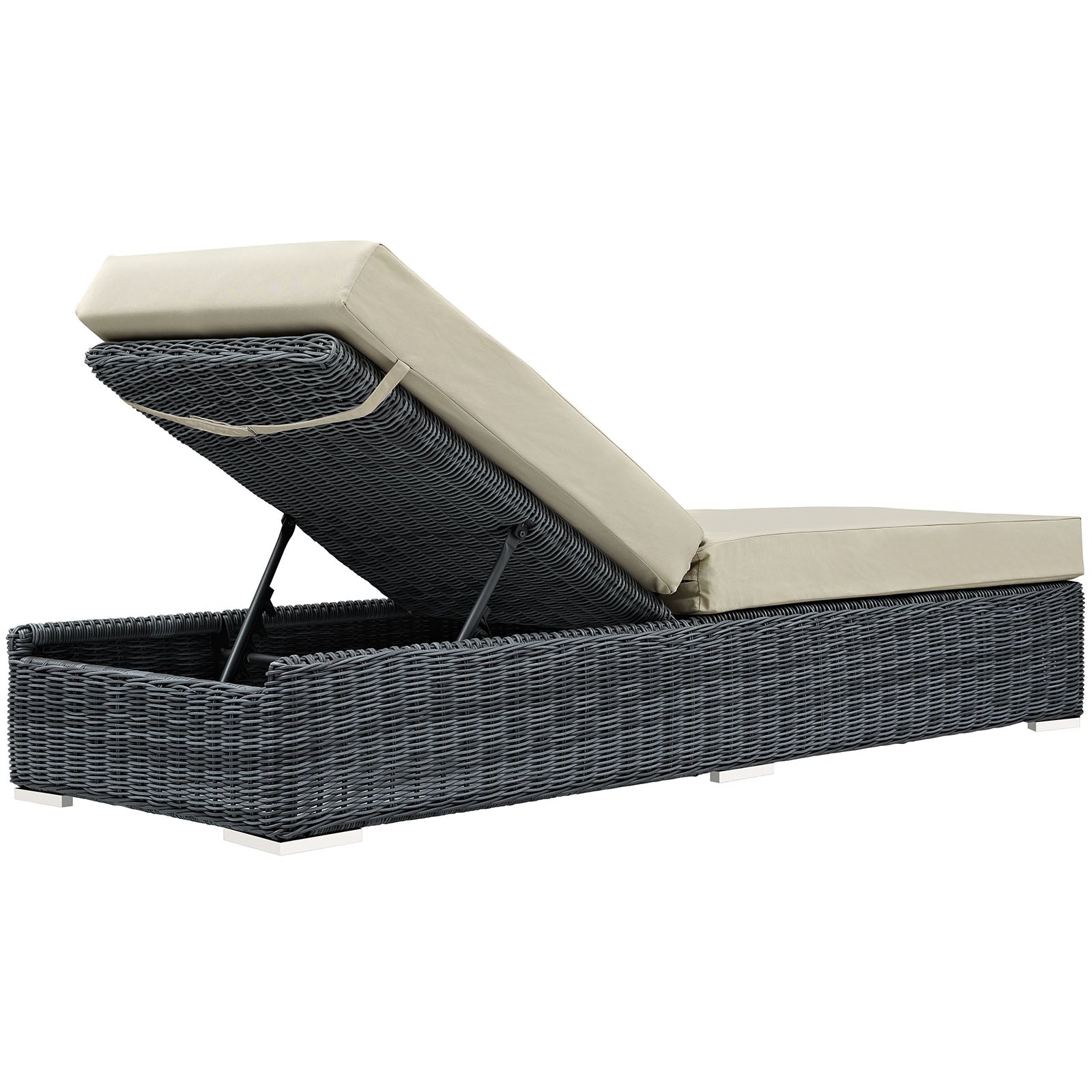 Summon Outdoor Patio Sunbrella¨ Chaise Lounge by Modway