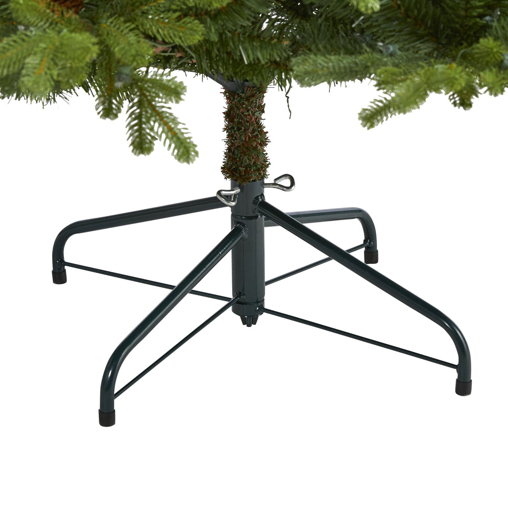 6.5' Yukon Mountain Fir Artificial Christmas Tree with 450 Clear Lights